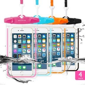 Waterproof Case for Phones <br><small>Pack of 4</small>